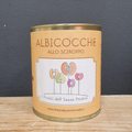 barattolo albicocche sciroppate