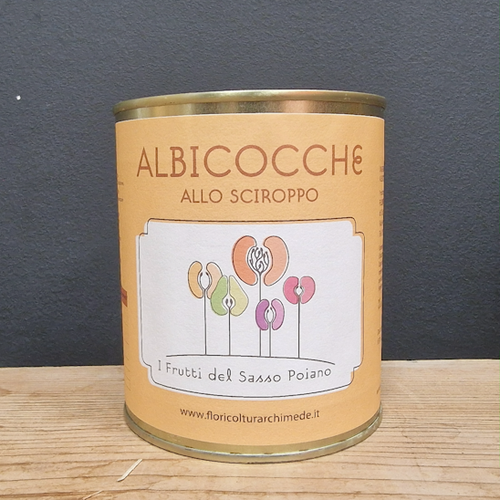 barattolo albicocche sciroppate