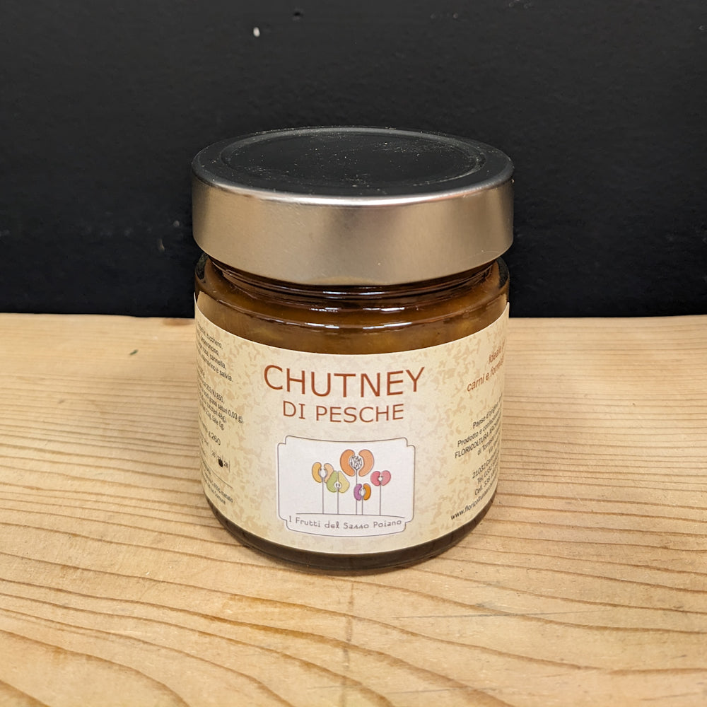 vasetto chutney pesche 260 gr.