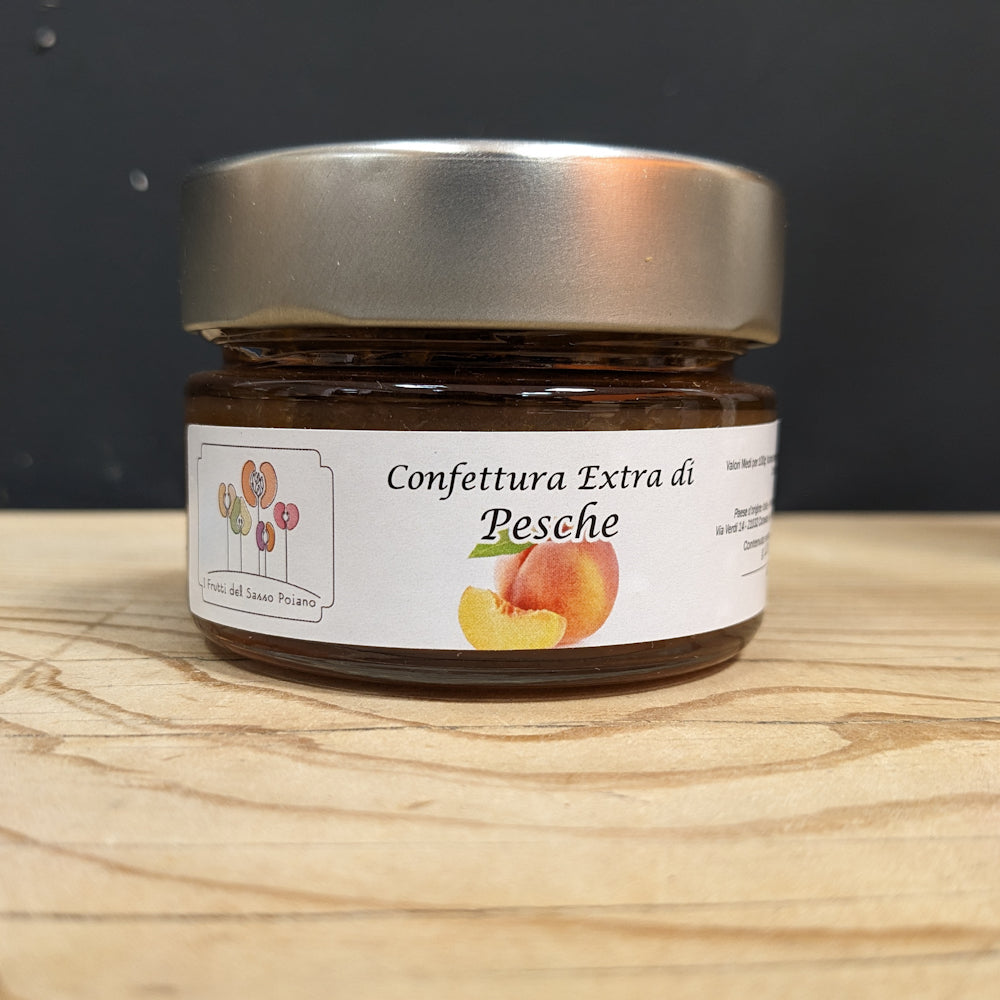 vasetto confettura pesche 120 gr.