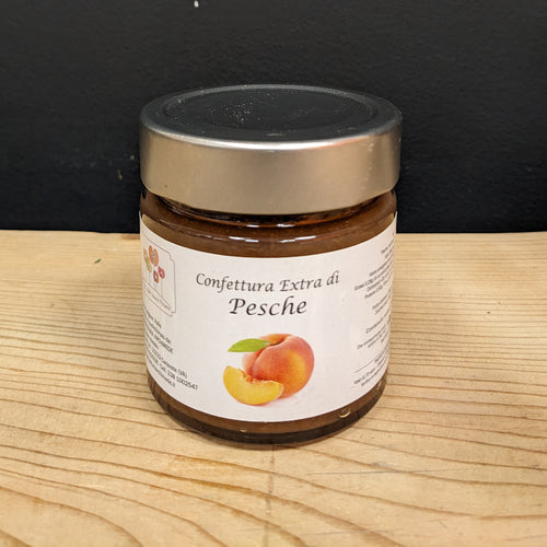 vasetto confettura pesche 240 gr.