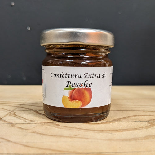 vasetto confettura pesche 40 gr.