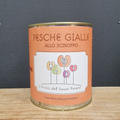 barattolo pesche gialle sciroppate